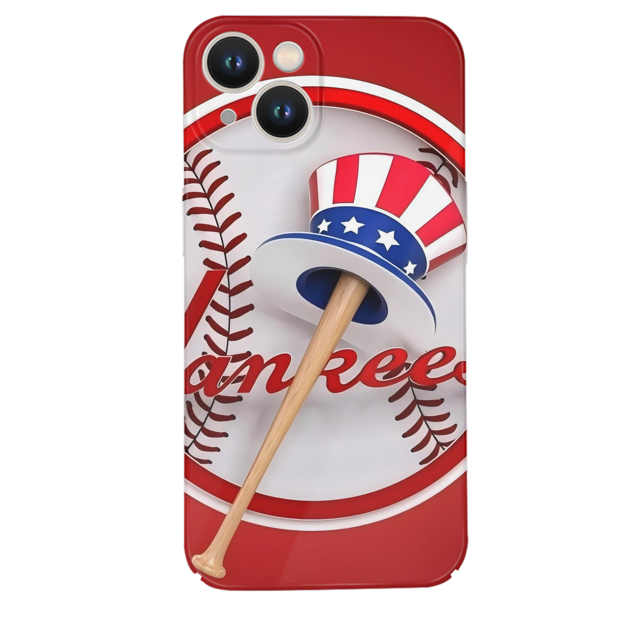 New York Yankees 120 IPhone 14 Series Full-Cover Hard Case – Shockproof With Raised Camera Protection – Precise Cutouts, Wireless Charging Compatible – Durable, Anti-Yellowing, Easy To Clean